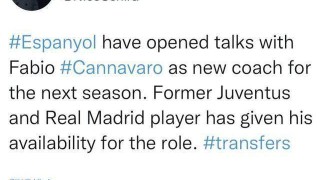 曝西班牙人考虑邀卡纳瓦罗执教 武磊或将迎来转机